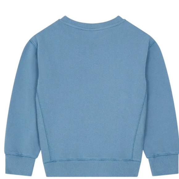 Hundred Pieces Blue Sweatshirt with Yellow Smile Patch - Picture 3 of 12